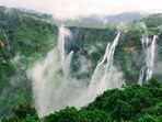 Jog Falls is one of the highest plunge waterfalls in India, located in the Shivamogga district of Karnataka.