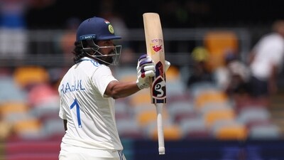 KL Rahul scored 84 runs off 139 balls, which was laced with eight boundaries, but he missed his century and was dismissed by Nathan Lyon. (AP) KL Rahul scored 84 runs off 139 balls, which was laced with eight boundaries, but he missed his century and was dismissed by Nathan Lyon. (AP)