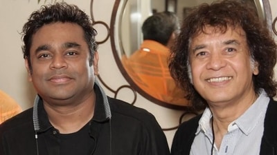 AR Rahman dedicated posts on his social media platforms to Zakir Hussain. AR Rahman dedicated posts on his social media platforms to Zakir Hussain.