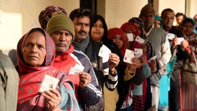 According to municipal figures, ward 19 has 13,232 voters and 4,049 of them voted on Tuesday. On the other hand, ward 21 has 13,084 voters and 3,524 of them voted. (Sakib Ali/HT Photo) According to municipal figures, ward 19 has 13,232 voters and 4,049 of them voted on Tuesday. On the other hand, ward 21 has 13,084 voters and 3,524 of them voted. (Sakib Ali/HT Photo)
