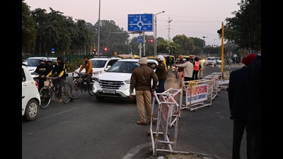 As many as 35 armed officers were deployed on rooftops, equipped with binoculars, to oversee the venue and its surrounding areas. (HT File Photo for representation) As many as 35 armed officers were deployed on rooftops, equipped with binoculars, to oversee the venue and its surrounding areas. (HT File Photo for representation)