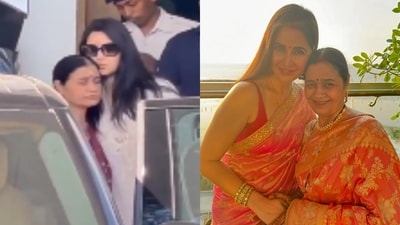 Katrina Kaif plants a kiss on Veena Kaushal's forehead as they return from Shirdi Sai Baba temple: Internet gushes over her 'bahu era' (Photos: X, Instagram/katrinakaif) Katrina Kaif plants a kiss on Veena Kaushal's forehead as they return from Shirdi Sai Baba temple: Internet gushes over her 'bahu era' (Photos: X, Instagram/katrinakaif)