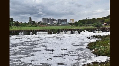 Key measures include cleaning the riverbed, purifying the water, and exploring the feasibility of a water transport system. (HT PHOTO)