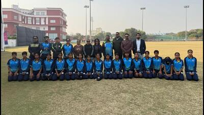 Punjab finished runners-up in the BCCI-backed women’s U-15 one-day tournament which concluded at the RCA ground in Jaipur on Tuesday. (HT Photo)