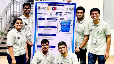 Students of Army Institute of Technology displayed exceptional talent and innovative skills by winning the first prize in two problem statements in ‘Smart India Hackathon (SIH) 2024’. (HT) Students of Army Institute of Technology displayed exceptional talent and innovative skills by winning the first prize in two problem statements in ‘Smart India Hackathon (SIH) 2024’. (HT)