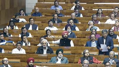 The introduction of the bills was followed by a division of votes using the automated vote recording system for the first time in the Lok Sabha. (ANI) The introduction of the bills was followed by a division of votes using the automated vote recording system for the first time in the Lok Sabha. (ANI)