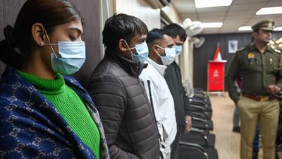 The suspects would call policyholders for policy renewals and if policyholders resisted, they resorted to threats, claiming it would result in financial recovery actions. (Sunil Ghosh/HT Photo) The suspects would call policyholders for policy renewals and if policyholders resisted, they resorted to threats, claiming it would result in financial recovery actions. (Sunil Ghosh/HT Photo)