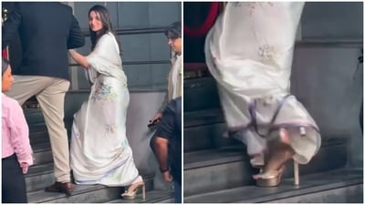 Alia Bhatt wears killer heels to Raj Kapoor Film Festival. Alia Bhatt wears killer heels to Raj Kapoor Film Festival.