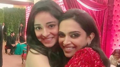 Ananya Panday and Deepika Padukone appeared together in Shakun Batra's film.