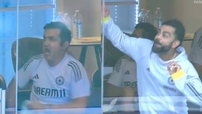 Gautam Gambhir (L) and Virat Kohli - box office as usual (Screengrab) Gautam Gambhir (L) and Virat Kohli - box office as usual (Screengrab)