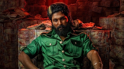 Allu Arjun plays Pushpa Raj in Pushpa 2: The Rule.