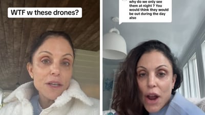 RHONY star Bethenny Frankel shares bizarre theory on mystery drone sightings (TikTok) RHONY star Bethenny Frankel shares bizarre theory on mystery drone sightings (TikTok)