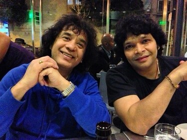 Ustad Zakir Hussain with Rakesh Chaurasia Ustad Zakir Hussain with Rakesh Chaurasia