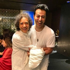 Ustad Zakir Hussain with Salim Merchant Ustad Zakir Hussain with Salim Merchant