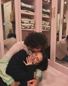 Benny Blanco and Selena Gomez are engaged (instagram) Benny Blanco and Selena Gomez are engaged (instagram)