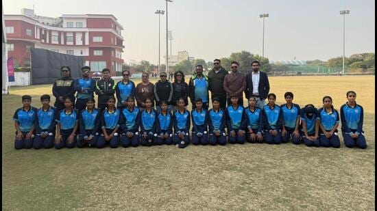 Punjab finished runners-up in the BCCI-backed women’s U-15 one-day tournament which concluded at the RCA ground in Jaipur on Tuesday. (HT Photo)