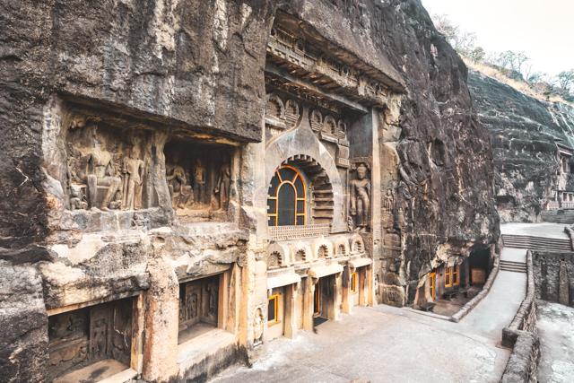 The Ajanta caves (Shutterstock) The Ajanta caves (Shutterstock)