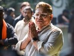 Allu Aravind, father of Allu Arjun, during a press conference at his residence, in Hyderabad. Allu Aravind, father of Allu Arjun, during a press conference at his residence, in Hyderabad.