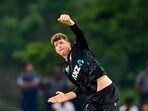 New Zealand's captain Mitchell Santner New Zealand's captain Mitchell Santner