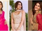 Kriti Sanon wore three stunning looks to Kabir Bahia's family wedding. 