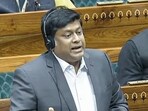 Union minister of state for education, Sukanta Majumdar, speaks in the Lok Sabha during the Winter Session of Parliament on Monday. (Sansad TV) Union minister of state for education, Sukanta Majumdar, speaks in the Lok Sabha during the Winter Session of Parliament on Monday. (Sansad TV)