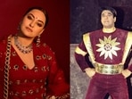 Sonakshi Sinha and Mukesh Khanna (as Shaktimaan)