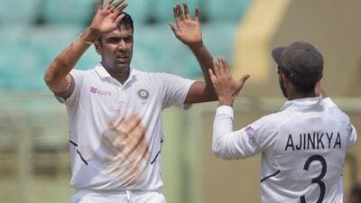 Ajinkya Rahane effected 34 catches off Ashwin’s bowling in Test cricket. (PTI) Ajinkya Rahane effected 34 catches off Ashwin’s bowling in Test cricket. (PTI)