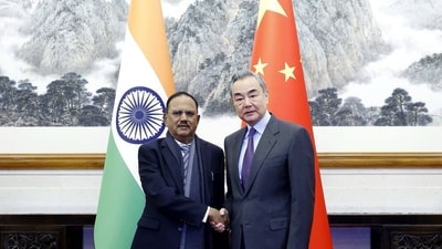 NSA Ajit Doval and Wang Yi at the 23rd meeting of the Special Representatives of India and China in Beijing NSA Ajit Doval and Wang Yi at the 23rd meeting of the Special Representatives of India and China in Beijing
