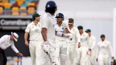 There was potentially a grandstand finish in store for the rain-stricken third Test at the Gabba but the weather won the battle in the end. Just 2.1 overs could be bowled in the second Indian innings after Australia blasted their way to 89/7 and set up a target of 275. (AFP) There was potentially a grandstand finish in store for the rain-stricken third Test at the Gabba but the weather won the battle in the end. Just 2.1 overs could be bowled in the second Indian innings after Australia blasted their way to 89/7 and set up a target of 275. (AFP)