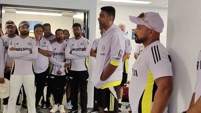 Ravichandran Ashwin delivered a post-retirement speech in the Indian dressing room. (X/@BCCI screengrab)
