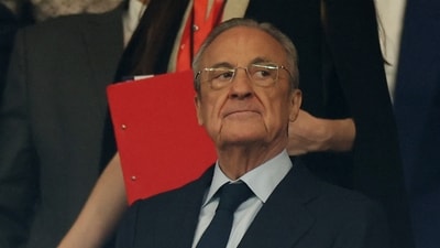 Real Madrid president Florentino Perez has been the face of the project. (REUTERS)