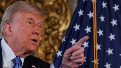 FILE PHOTO: U.S. President-elect Donald Trump delivers remarks at Mar-a-Lago in Palm Beach, Florida, U.S., December 16, 2024. REUTERS/Brian Snyder/File Photo (REUTERS)