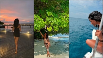Check out Simone Ashley's stunning holiday looks in Maldives. (Instagram/@simoneashley) Check out Simone Ashley's stunning holiday looks in Maldives. (Instagram/@simoneashley)