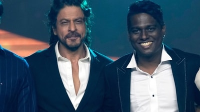 Shah Rukh Khan and Atlee worked together in the 2023 film Jawan that was a massive box office hit. (AP) Shah Rukh Khan and Atlee worked together in the 2023 film Jawan that was a massive box office hit. (AP)