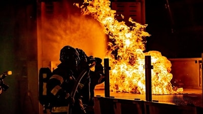 Locals saw the house on fire after 2 AM. (Representative Image) Locals saw the house on fire after 2 AM. (Representative Image)