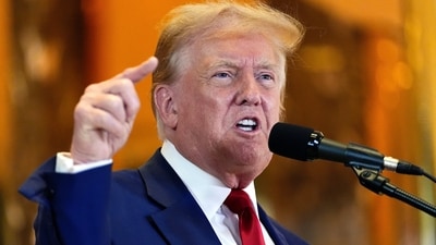 US President-elect Donald Trump speaks during a news conference at Trump Tower, May 31, 2024, in New York. (AP) US President-elect Donald Trump speaks during a news conference at Trump Tower, May 31, 2024, in New York. (AP)