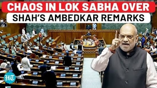 Lok Sabha Adjourned Amid Ruckus Over Shah's Remarks On Ambedkar
