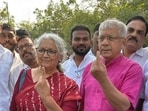 FILE: Vanchit Bahujan Aghadi (VBA) President Prakash Ambedkar and his wife Anjali Maydeo show their ink-marked fingers after casting their votes for Maharashtra Assembly Elections, in Akola. FILE: Vanchit Bahujan Aghadi (VBA) President Prakash Ambedkar and his wife Anjali Maydeo show their ink-marked fingers after casting their votes for Maharashtra Assembly Elections, in Akola.
