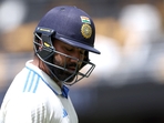 India's Rohit Sharma walks off the field after his dismissal by Australia's bowler Pat Cummins on day four of the third Test match against Australia at The Gabba India's Rohit Sharma walks off the field after his dismissal by Australia's bowler Pat Cummins on day four of the third Test match against Australia at The Gabba
