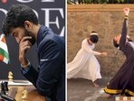 The women represented chess moves between D Gukesh and Ding Liren with beautiful dance steps. The women represented chess moves between D Gukesh and Ding Liren with beautiful dance steps.