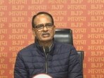 Union minister Shivraj Singh Chouhan speaks during a press conference at the BJP headquarters on Thursday. 
