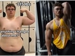 Jacob witnessed three changes after losing 59 kg. Jacob witnessed three changes after losing 59 kg.