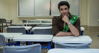 Vedang Raina at his alma mater (Photo: Satish Bate) Vedang Raina at his alma mater (Photo: Satish Bate)