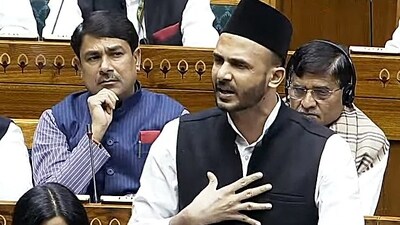 Samajwadi Party (SP) MP Zia Ur Rehman Barq speaks in the Lok Sabha during the Winter Session of Parliament, in New Delhi on Saturday. (ANI) Samajwadi Party (SP) MP Zia Ur Rehman Barq speaks in the Lok Sabha during the Winter Session of Parliament, in New Delhi on Saturday. (ANI)