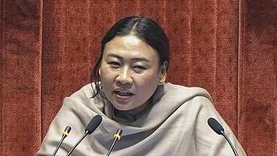 BJP MP Phangnon Konyak claims severely hurt her dignity and self-esteem. (SansadTV YouTube) BJP MP Phangnon Konyak claims severely hurt her dignity and self-esteem. (SansadTV YouTube)