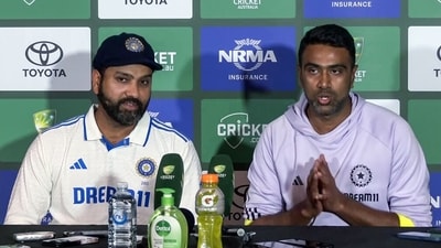 Ravichandran Ashwin (R) and Rohit Sharma together in a Team India jersey for the final time (ANI) Ravichandran Ashwin (R) and Rohit Sharma together in a Team India jersey for the final time (ANI)