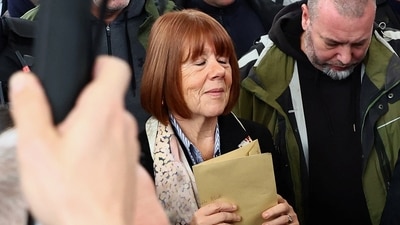 Frenchwoman Gisele Pelicot, the victim of an alleged mass rape orchestrated by her then-husband Dominique Pelicot at their home in the southern French town of Mazan. (REUTERS)