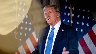 PALM BEACH, FLORIDA - DECEMBER 16: U.S. President-elect Donald Trump speaks at a news conference at Trump's Mar-a-Lago resort on December 16, 2024 (Getty Images via AFP) PALM BEACH, FLORIDA - DECEMBER 16: U.S. President-elect Donald Trump speaks at a news conference at Trump's Mar-a-Lago resort on December 16, 2024 (Getty Images via AFP)