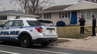 Police stand guard outside the home of 15-year-old Natalie Rupnow on December 17, 2024 in Madison, Wisconsin (Photo by SCOTT OLSON / GETTY IMAGES NORTH AMERICA / Getty Images via AFP) (Getty Images via AFP) Police stand guard outside the home of 15-year-old Natalie Rupnow on December 17, 2024 in Madison, Wisconsin (Photo by SCOTT OLSON / GETTY IMAGES NORTH AMERICA / Getty Images via AFP) (Getty Images via AFP)