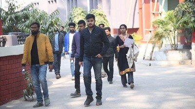 BPSC AE Day 2 written test held today. Candidates who appeared for the test coming out of Bankipur Girls High School in Patna. (Santosh Kumar) BPSC AE Day 2 written test held today. Candidates who appeared for the test coming out of Bankipur Girls High School in Patna. (Santosh Kumar)